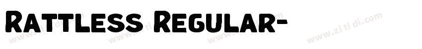 Rattless Regular字体转换 Rattless Regular字体转换